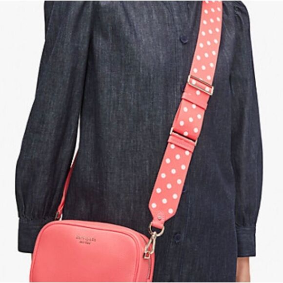 NWOT Kate Spade Make It Mine Dot Webbed Crossbody Strap - Picture 3 of 4